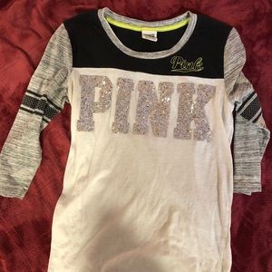 Vs pink Bling top